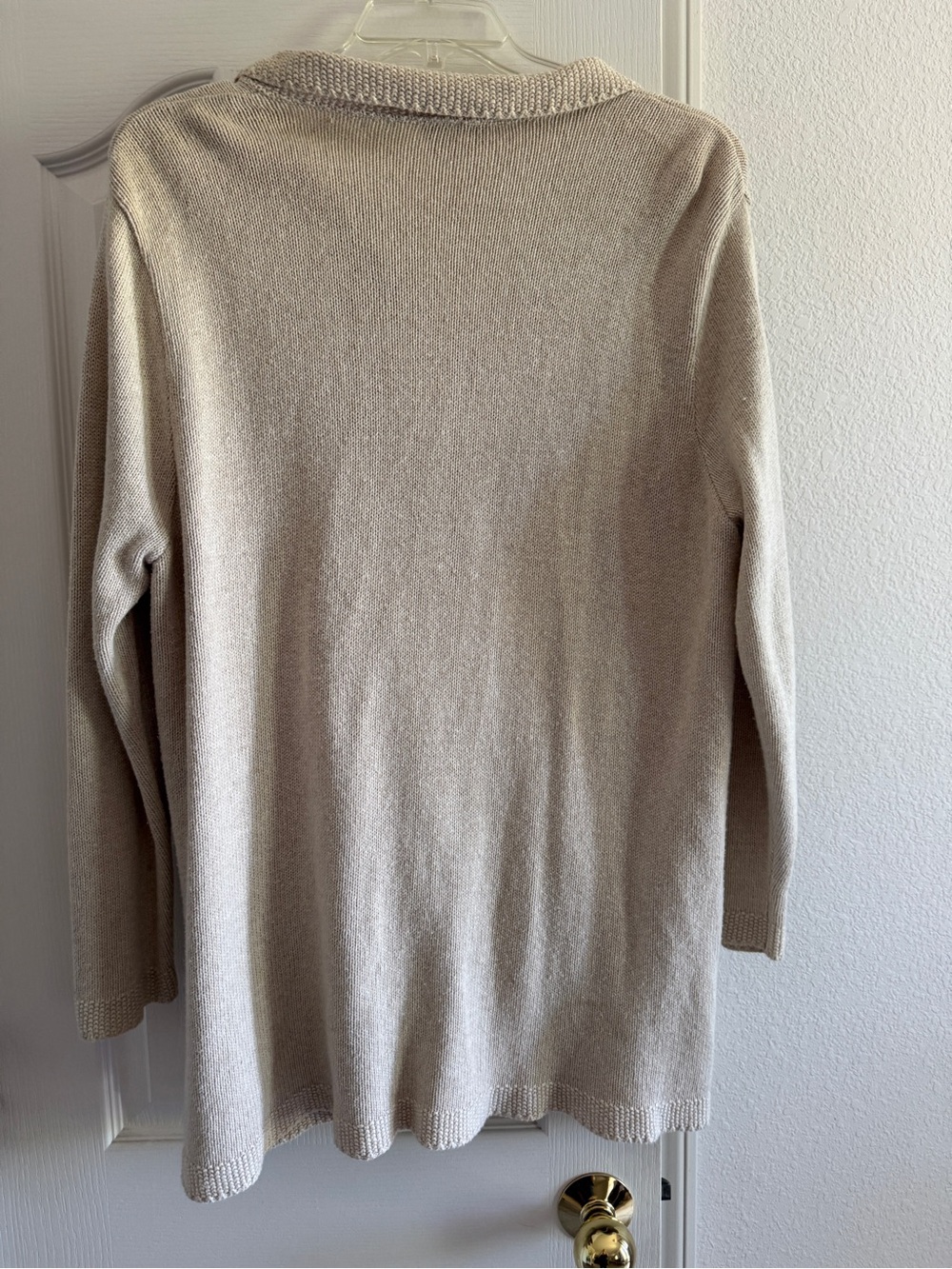 Monterey Bay Beige Button-Front Pocket Sweater Cardigan - Picture 2 of 4